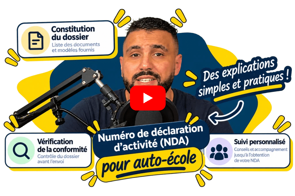 Accompagnement NDA pour auto école